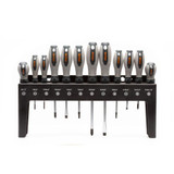 Lyman Heritage Screwdriver Set, 12-Piece Chrome Vanadium Drivers with Organizer Stand 