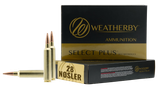 Weatherby Select Plus, .28 Nosler, 150gr Swift Scirocco, 3,200 FPS, 20 Rds 