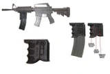 FAB Defense MG-20, Foregrip and Spare Magazine Holder, Black 