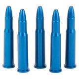 A-Zoom Snap Caps, .30-30 Winchester Dummy Rounds 5-Pack, Blue Aluminum 