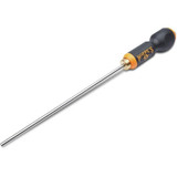 Hoppe's 9 One-Piece Stainless Steel Rifle Cleaning Rod, 36" Length, .22-.284 Cal, Ergonomic Swivel Handle 