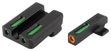 Truglo TFX Pro, Tritium/Fiber Optic Handgun Sights, Steyr M-A1/C-A1/S-A1/L-A1, Black 