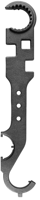 Aim Sports PJTW3 Combo Wrench, AR-15/M4/M16 Armorer Tool, Black Powder Coated Steel 