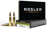 Nosler E-Tip, 22 Nosler 55gr Expansion Tip Lead-Free Ammunition, 20 Rounds 