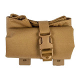 Grey Ghost Gear Roll Up Dump Pouch, Laminated Nylon, Coyote Brown 