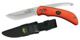 Outdoor Edge SwingBlade, Drop Point Skinner/Gut Hook Knife w/ Nylon Sheath, Blaze Orange 
