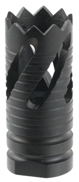 TacFire Thread Crown, Muzzle Brake, Black Oxide 