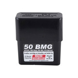 MTM Case-Gard BMG10 Slip-Top Rifle Ammo Box, 10 Round Capacity, Black 