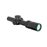Swampfox Optics Tomahawk II, 1-6x24mm SFP LPVO Rifle Scope, Bright Fiber Optic Red Reticle, Black 
