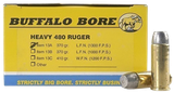 Buffalo Bore Heavy 480 Ruger, 370gr Lead Flat Nose, 20 Rounds 
