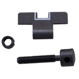 Smith & Wesson Sight Blade Kit, Rear .146" White Outline, Fits K/L/N Frame, Black 