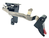 Cross Armory Drop In Flat Trigger, 3.5 lb Draw Weight, Black/Red Finish 