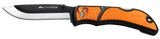 Outdoor Edge RazorLite EDC, 3.50" 420J2 Stainless Blade, Drop Point Tanto, Black/Orange Polymer Handle 