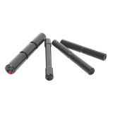 Cross Armory 4 Pin Set, Dimpled Glock Gen4, Black Steel 