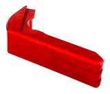 Cross Armory Extended Magazine Catch, Glock Gen 1-3 & P80 Compatible, Red Anodized 