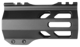 TacFire ACE 20 Series Free Floating M-LOK Handguard 4, M-LOK Slots, Black Hardcoat Anodized 