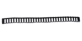 NCStar VG077B, 30 Slot Ladder Rail Cover, AR Platform, 12.50" Long, Black Anodized Aluminum 