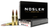 Nosler Match Grade Ammunition, 308 Win 155gr HPBT, 20 Cartridges 