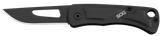 SOG Centi I, Keychain Folding Knife, Black Oxide Stainless Steel Blade, Black Stainless Steel Handle 