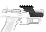 Recover Tactical Brace Upper Rail, MIL-STD-1913 Picatinny Rail, Glass-Reinforced Polymer, Black 