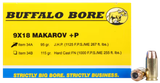 Buffalo Bore 34A20 Strictly Business, 9x18 Makarov +P, 95gr Jacketed Hollow Point, 20 Rounds 