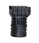 NcStar VG117, Textured Short Vertical Grip with 1913 Picatinny Side Accessory Rail, Black Polymer 