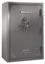 Remington Nitro, Gun Safe, 56 + 8 Gun Capacity, Seltzer Gray-Gloss Metallic Powder Coat 