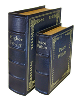 Peace Keeper Diversion Book Set, Front Panel Entry, Black Wood Finish 