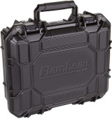 Flambeau Range Locker HD Pistol Case, Full Size or Multiple Compact Handguns, Black Polymer, Smooth Finish 