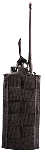 High Speed Gear TACO Duty Radio Holder, MOLLE & 2" Belt Compatible, Black Nylon 