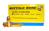 Buffalo Bore Buffalo-Barnes Strictly Business 45 ACP +P, 185gr Barnes TAC-XP Lead Free, 20 Rounds 