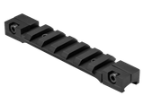 NcSTAR MAD3/8PS, 3/8" Dovetail to Picatinny Adapter Rail, Short Length, Black Anodized Aluminum 