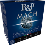 B&P Mach 12 Gauge 2.75" 7/8 oz #9 Shot, 25 Rounds 