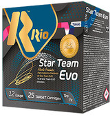 Rio Star Team Evo ST288, 12 Gauge, 2.75" 1 oz #8 Shot, 25 Target Cartridges 