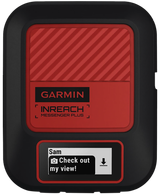 Garmin inReach Messenger Plus, Communication/SOS/Maps Satellite Coverage, Black 