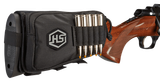 Hunters Specialties Ammo Holder with Pouch, Buttstock Shell Holder, Black Polyester 