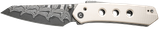 Civivi Vision FG, 3.54" Damascus Reverse Tanto Blade, Ivory G10 Handle, Superlock 
