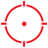 Holosun HS515CM, 2 MOA Dot, 65 MOA Circle, 1X Power, Anodized - 605930624700 