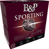 B&P Sporting Clay 12 Gauge 2.75" 1 oz 7.5 Shot Shotshells, 25 Rounds 