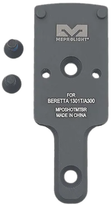 Meprolight Optics Plate, Beretta 1301T/A300 RMR Footprint, Matte Black 