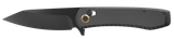 Outdoor Edge Sentinel, 3.15" 8Cr13MoV Stainless Steel Blade, G10 Handle, Black Oxide Finish 