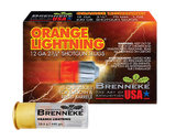 Brenneke Orange Lightning, 12 Gauge 2.75" Shotgun Slugs, 1 oz, 5 Rounds 