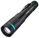 Police Security Dover Flashlight, 1000 Lumens, Black Aluminum 
