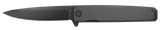 Outdoor Edge Peleus, Folding Clip Point, 3.10" Blade, Black Oxide Finish, G10 Handle 