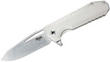 Diamondback SouthernGrind Penguin DropPoint Titanium, 3.50" Blade, Stonewashed, Titanium Handle - 817055020972 Diamondback SouthernGrind Penguin DropPoint Titanium, 3.50" Blade, Stonewashed, Titanium Handle - 817055020972