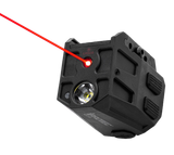 iPROTEC MYCRO Rail Mount Light with Red Laser, Matte Black 