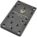 Strike Industries G.U.M. Universal Optic Mount for Glock V2, Multi-Optic Pattern, Black Phosphate 