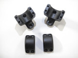 DNZ Game Reaper 2, 2-Piece Scope Mount/Ring Combo, 1" Tube, Medium Height, Matte Black 