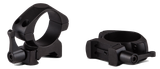 Konus 7407, Steel Scope Rings, 1" Quick Release Medium, Matte Black 