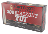 Fort Scott Munitions TUI 300 Blackout, 115gr Solid Copper Spun, 20 Rds 